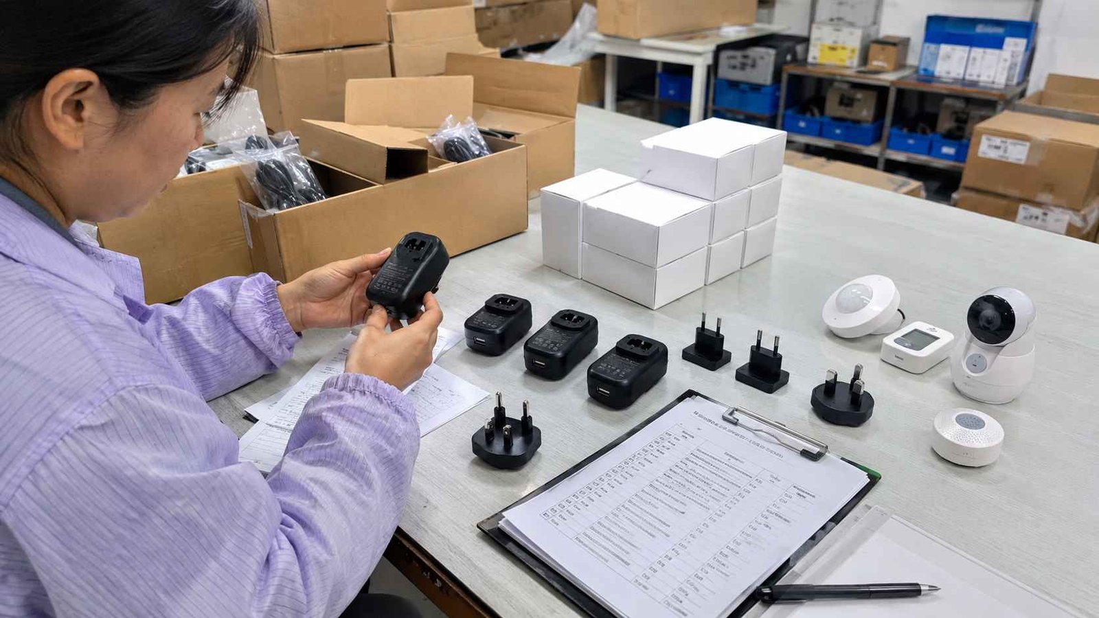5V 2A Interchangeable Plug Power Adapter